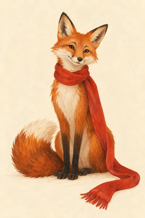 Red Scarf Fox